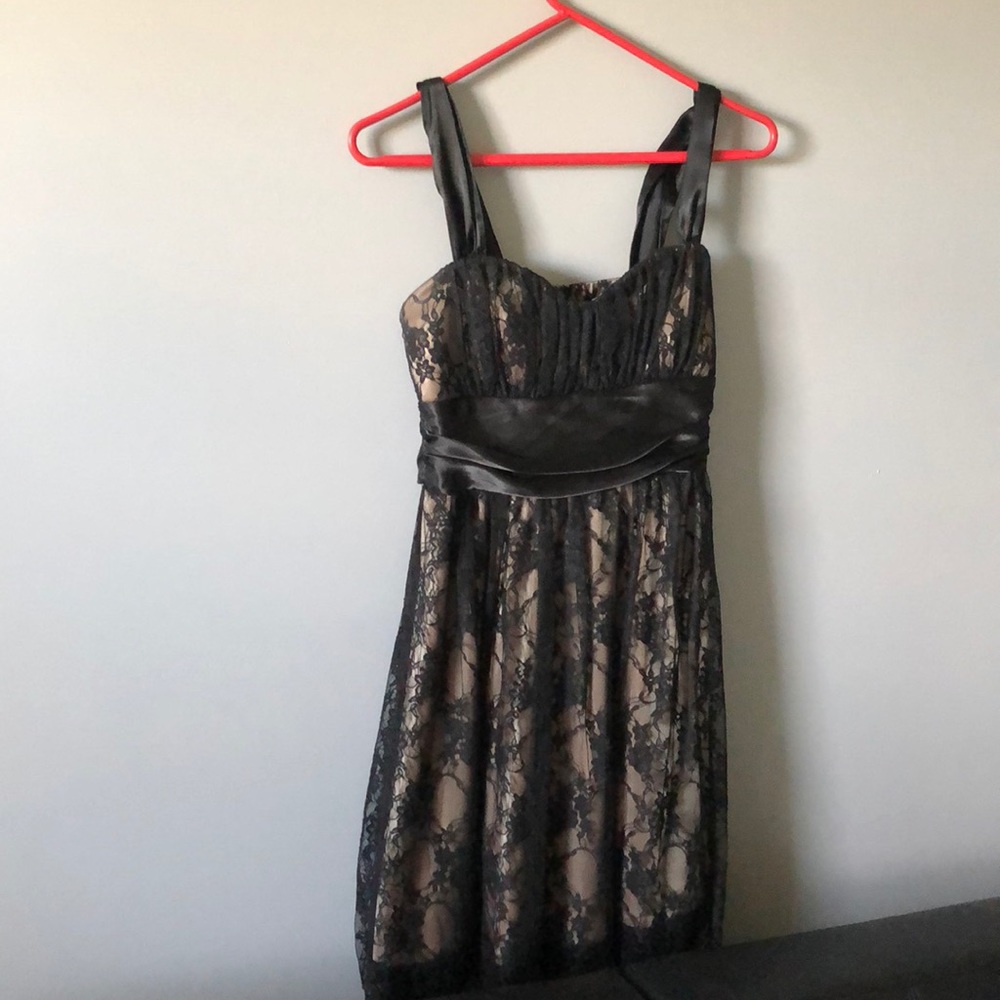 Black lace dress
